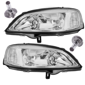 Set Opel (Vauxhall) Astra G headlights left + right clear...