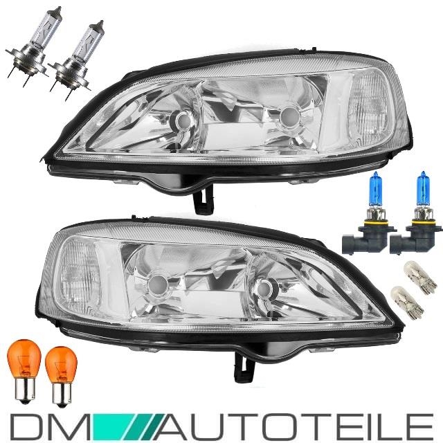 Scheinwerfer Opel Astra G schwarz rechts Klarglas NEU black Bj 98-05 H7/HB3 Scheinwerfer Opel Astra G schwarz rechts Klarglas NEU black Bj 98-05 H7/HB3