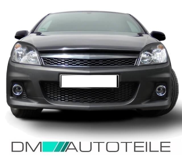 Opel Vauxhall Astra H Opc Ii Look Front Bumper Accessories For Fog Lights Gtc Models Only