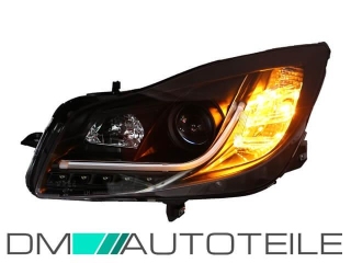 LED Tagfahrlicht Scheinwerfer für Opel Insignia 08-12 schwarz