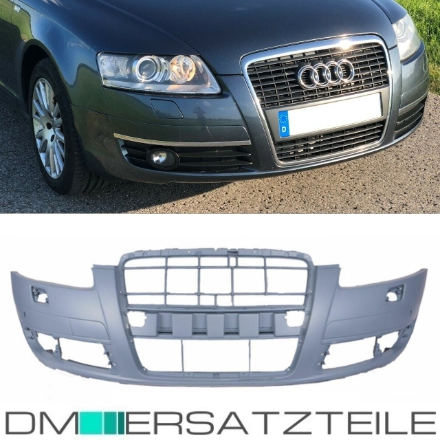 Audi A6 C6 4F 2004-08 Frontstoßstange vorne Schürze lackiert in Wunschfarbe
