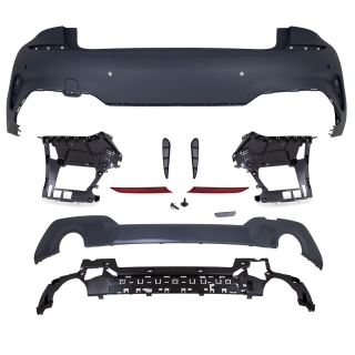 Sport Rear Bumper 4x PDC fits on BMW 3-Series Saloon G20...