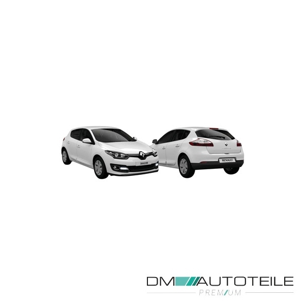 Stoßstange vorne grundiert passt für Renault Megane III Facelift 12-14