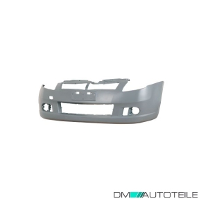 Stoßstange vorne grundiert für Nebel passt für Suzuki Swift III MZ bj 05-07