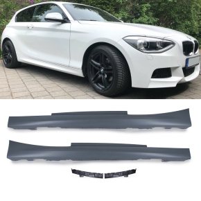 Set of Sport Side Skirts primed fits on BMW 1-Series F21...