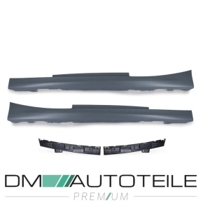 Sport Seitenschweller Set grundiert passt für BMW 1er F21 2er F22 F23 auch M-Paket