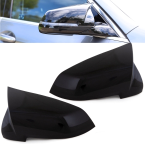 Set Side Mirror cover black gloss Sport fits BMW 5 Series...