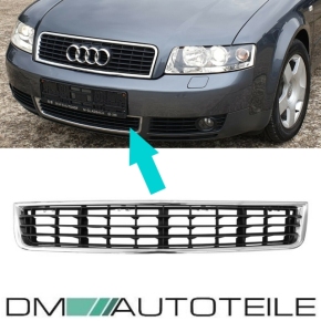Stoßstangen Gitter vorne mitte für Audi A4 B6...