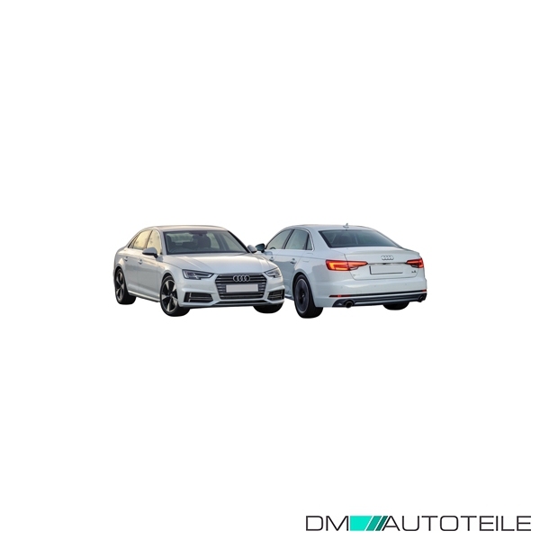 1 Stoßstange Gitter Lüftungsgitter Rechts Vorne AUDI A4 B8 8k 11-15 Schwarz