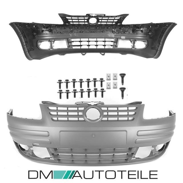 Set Caddy II Front Bumper 04-10 dark grey + assembly kit