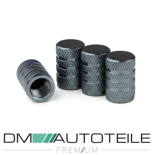 4x Ventilkappen Kappen SET eloxiert Autoventile Fahrrad Motorrad Bike ICE-Blue 