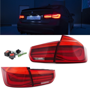 Facelift Set LED Lightbar Rückleuchten Rot 4 tlg....