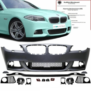 Liontuning - Tuningartikel für Ihr Auto  Lion Tuning Carparts GmbH  Sportgrill Kühlergrill BMW F10 Limousine F11 Touring schwarz glänzend