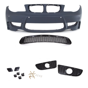 Sport Front Bumper ABS w/o PDC +2x Air Ducts fits on BMW...