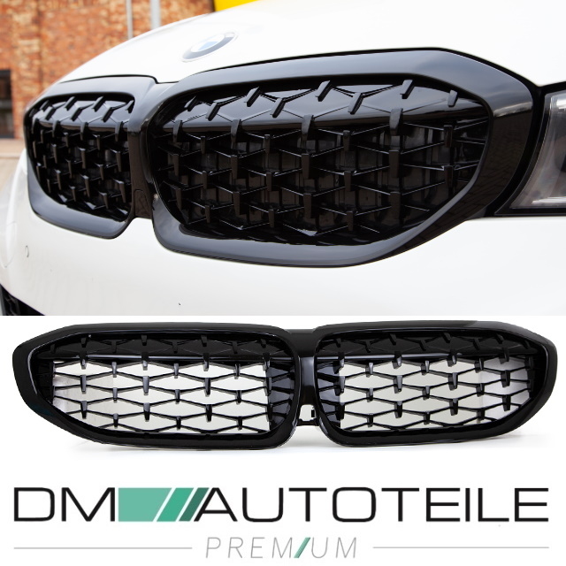 Passt für BMW 3er G20 M340i M Paket Carbon Frontlippe Frontspoiler