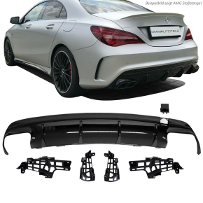 Sport Diffusor schwarz Umbau passt für Mercedes CLA...