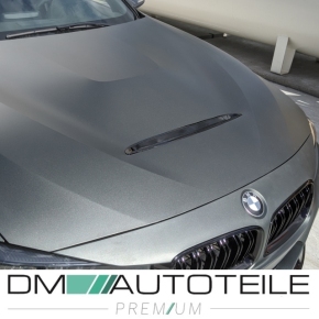 Set Sport Motorhaube + Lufteinlass schwarz passt für BMW 3er F30