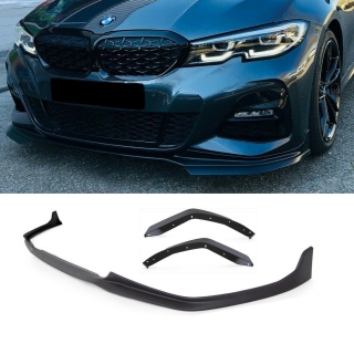 Sport Performance Black Matt Front Spoiler Splitter Lip...