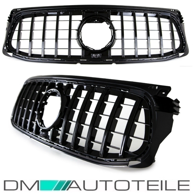Front Radiator Grille black gloss fits Mercedes GLB X247 with AMG Line to  Sport Panamericana GT