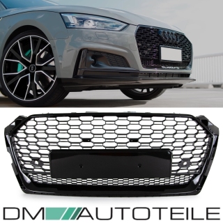 without black 2016 A5 fits Radiator Front Grille F5 up Audi honeycomb B9 RS5 gloss
