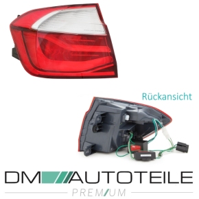 LED Lightbar R&uuml;ckleuchten SET Rot Weiss Facelift...