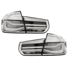 LED Lightbar R&uuml;ckleuchten SET Weiss Facelift Design...
