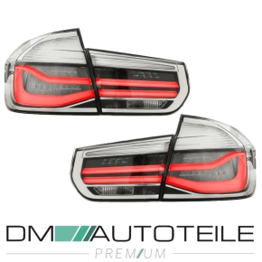 LED Lightbar R&uuml;ckleuchten SET Weiss Facelift Design...
