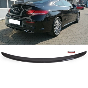 SET Heckdiffusor Schwarz Hochglanz + Blenden passend für Mercedes C-Klasse  W205 S205 ab 14-18 AMG Sport