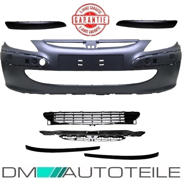 Set Peugeot 307 Bj. 01-05 Front Bumper   Front Grille   Trims   Spoiler