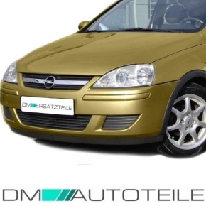 SET Opel Corsa C Stoßstange vorne inkl. Gitter Bj. 03-06 auch für SRA & Combo