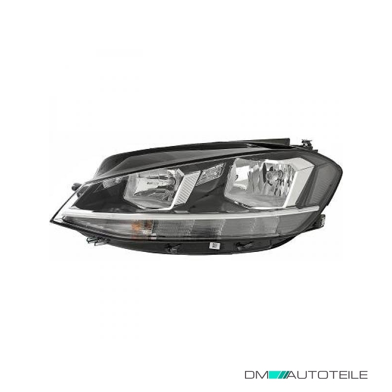 Depo LED Tagfahrlicht Scheinwerfer für VW Golf 6 08-12 schwarz