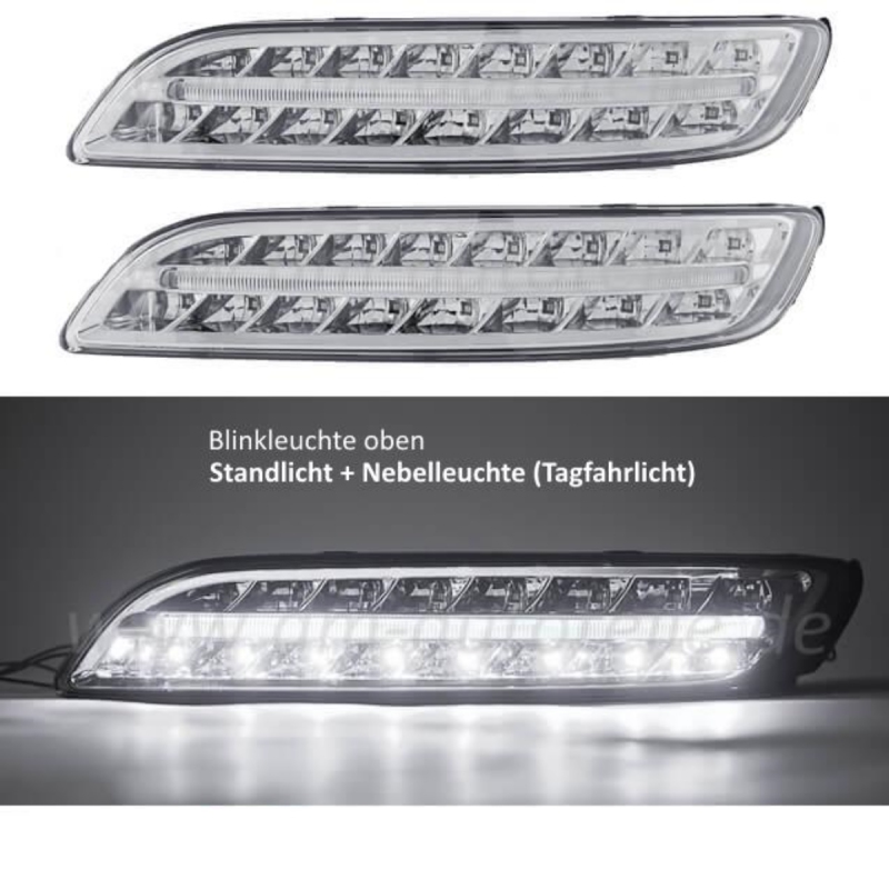 Voll LED Standlicht Blinker Tagfahrlicht für Porsche 911 997 04