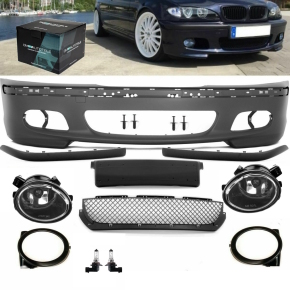 Parechoc Avant passe sur BMW E46 98-05+ Anti-brouillard Pack M M2 + RIVETS