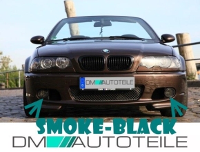 Rear Lights Set for BMW E46 3er Coupe 1999-2003 Vorfacelift Smoke Black 