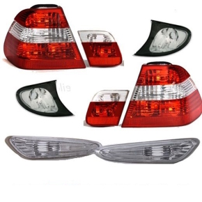 FACELIFT SET Front Lights + Rear + Side Red / White +...