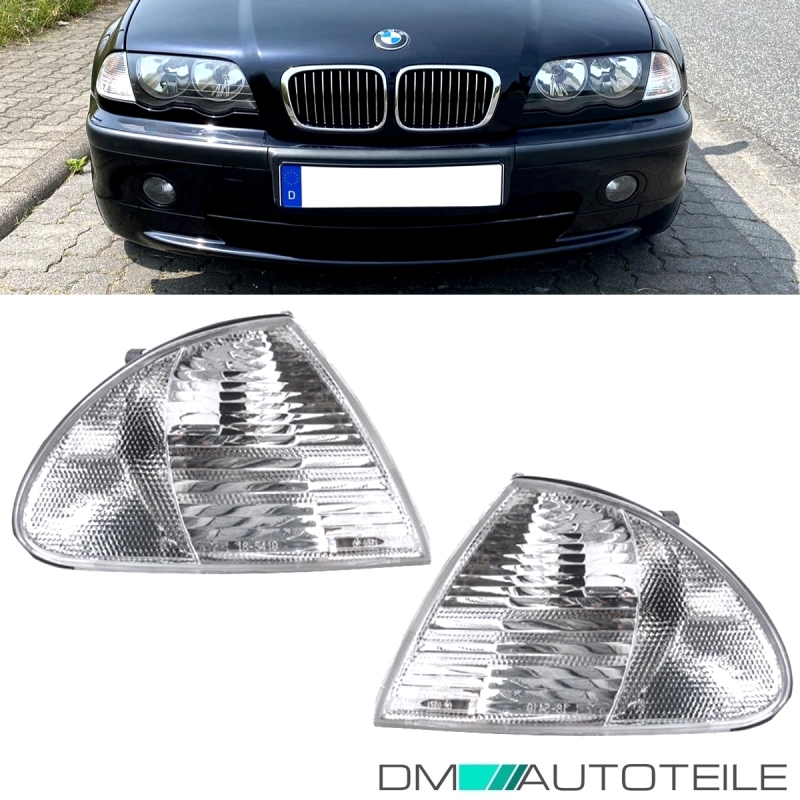 98-01 Limousine Touring Blinkleuchte Frontblinker links wei/ß f/ür E46 Bj