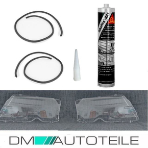 2x Scheinwerferglas Scheinwerfer Glas passt f&uuml;r BMW...