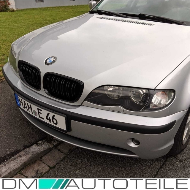 01-05 NEU Schwarz rechts BMW E46 Niere Kühlergrill Ziergitter Limo Touring 09 01-05 NEU Schwarz rechts BMW E46 Niere Kühlergrill Ziergitter Limo Touring 09