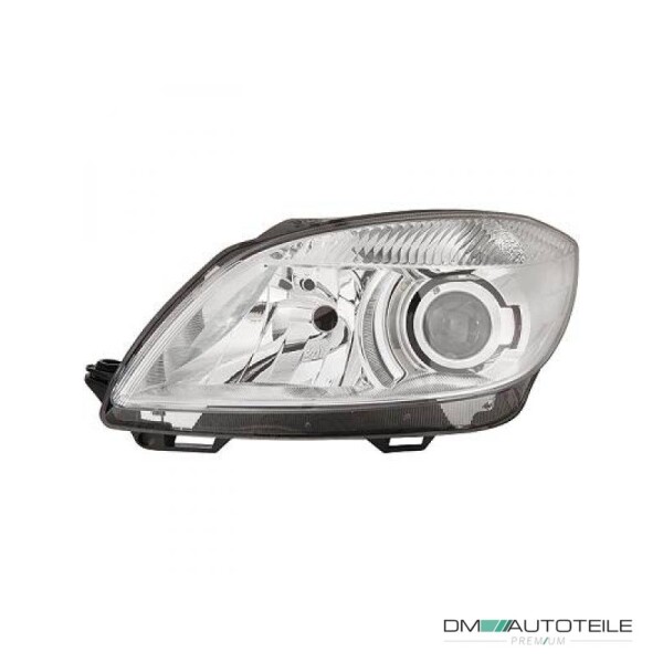 HELLA HALOGEN H4 Scheinwerfer Für SKODA FABIA 2 ROOMSTER Ab
