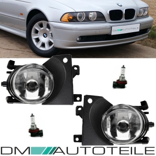 Nebelscheinwerfer Set Klarglas Chrom SportStoßstange HB4 BMW 5er E39 Nebelscheinwerfer Set Klarglas Chrom SportStoßstange HB4 BMW 5er E39