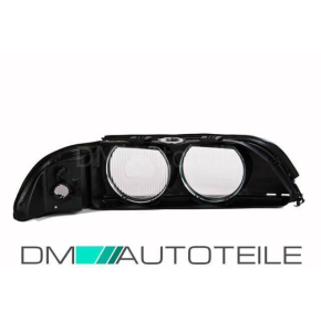 Set BMW E39 headlights casing white Facelift design 95-00...