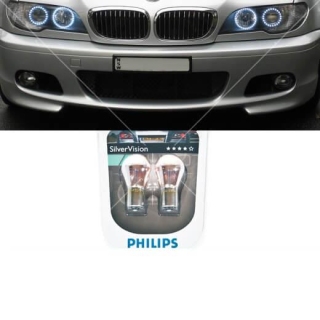 PHILIPS® Silver Vision Blinkerbirnen 12V 21W versetzte Pins
