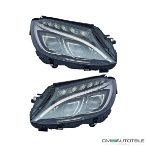Marelli Scheinwerfer + LED SET passt für Mercedes C...