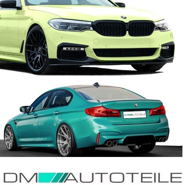 Spoiler BMW 5 G30 2017-2019 Schwarz Glanz