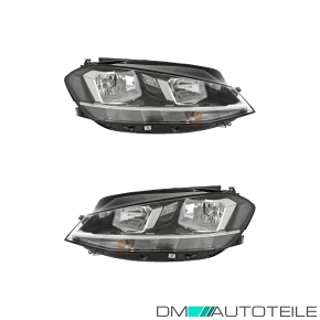 Scheinwerfer H7 Depo + TGFL SET passt für VW Golf...