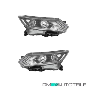Scheinwerfer Depo LED/H11 SET passt für Nissan...