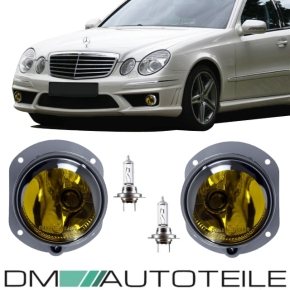 Set Fog Lights Yellow + H7 bulbs  fits on Mercedes AMG...