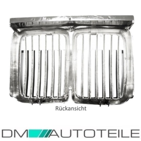 BMW E30 Front Grille Kidney Chrome Year 82-94 all Models