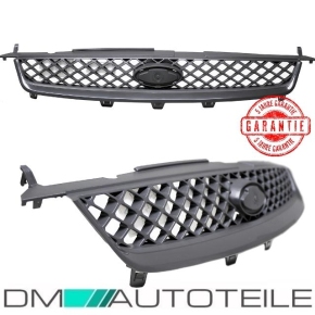 Ford Fiesta MK5 V Front Grille Front grey ribber 01/06-09/08