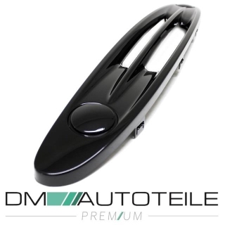 Smart Fortwo Coupe Cabrio 450 Kühlergrill Gitter ABS Schwarz Lackiert  Bj. 03-07